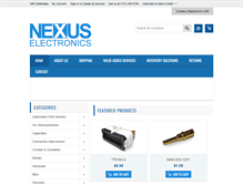 Tablet Screenshot of nexelec.com